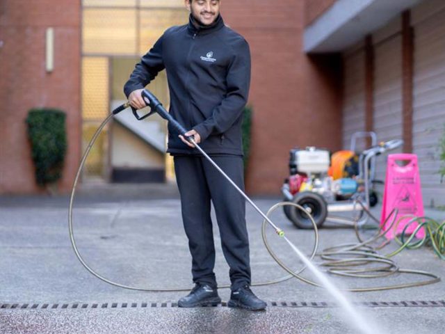 How often should you pressure wash your commercial building